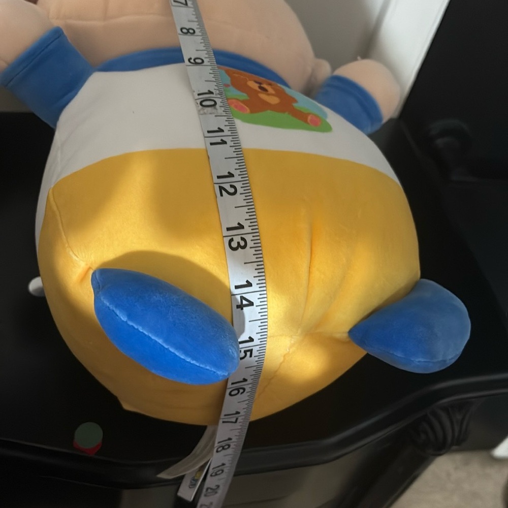 Blue and Yellow Stuffed Animal Plush Toy - Picture 5 of 5